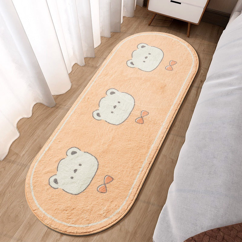 Soft Plush Bunny Themed Area Rug