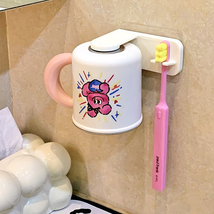Wall cup holder with cute character design Kalsten