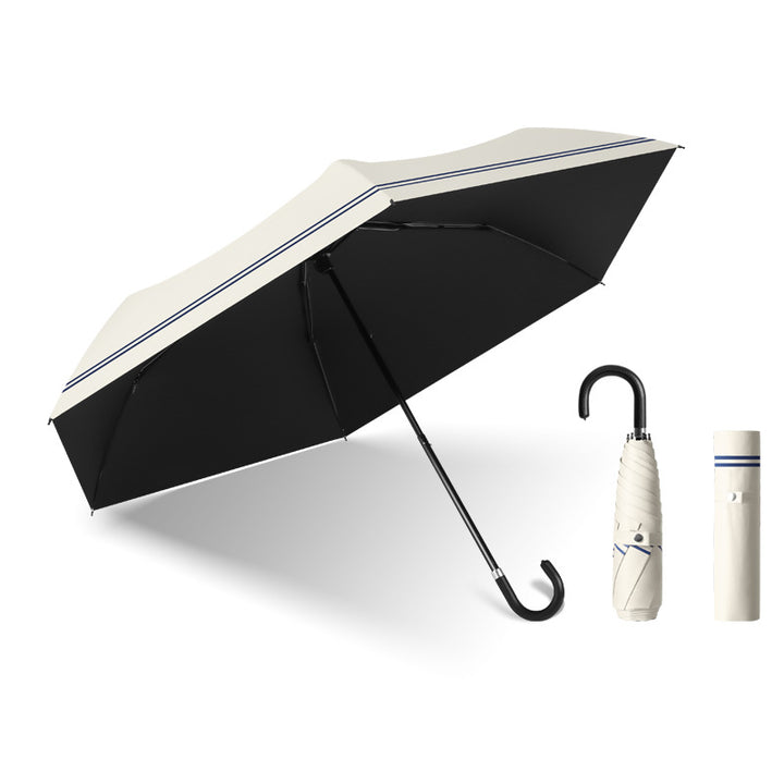 Women's Urban Folding Umbrella with Wind Protection and Ergonomic Handle Kalsten