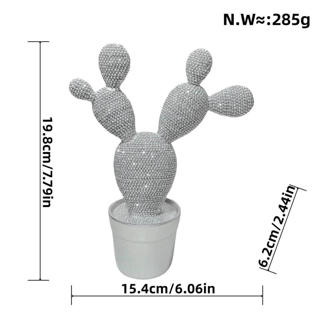 Glittering Cactus Decorative Figure Kalsten