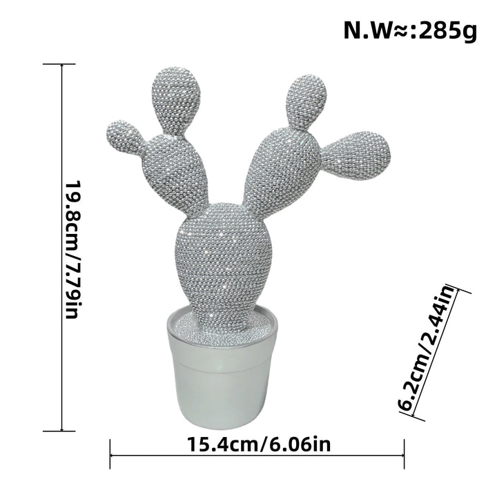 Glittering Cactus Decorative Figure Kalsten