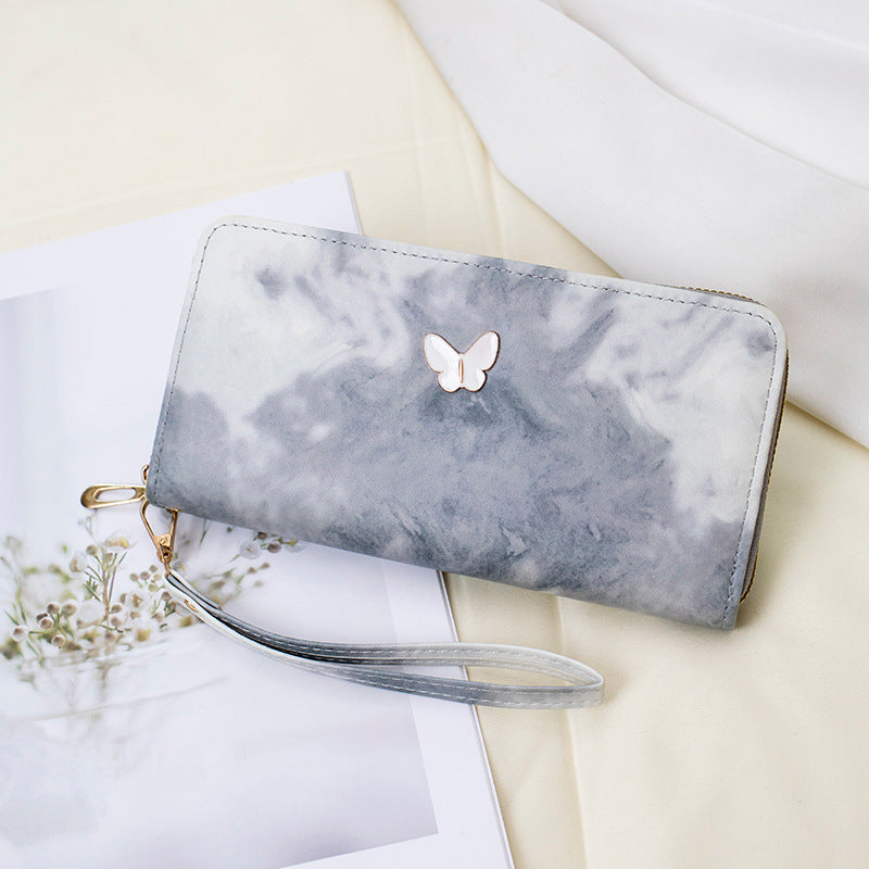 Elegant Butterfly-Embellished Wallet