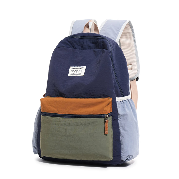 Color-Block Casual Backpack Kalsten