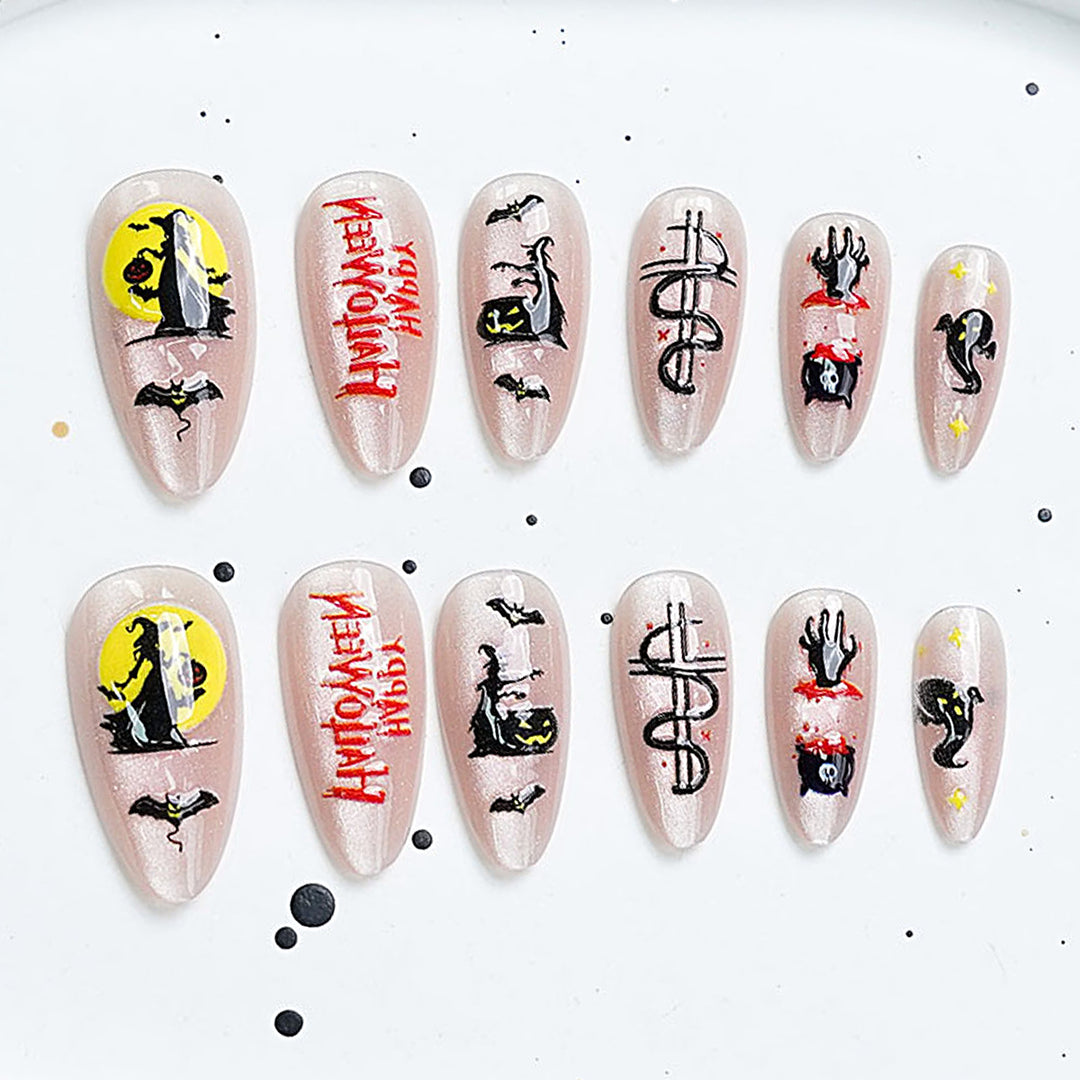 Halloween-Themed Nail Art Set Kalsten
