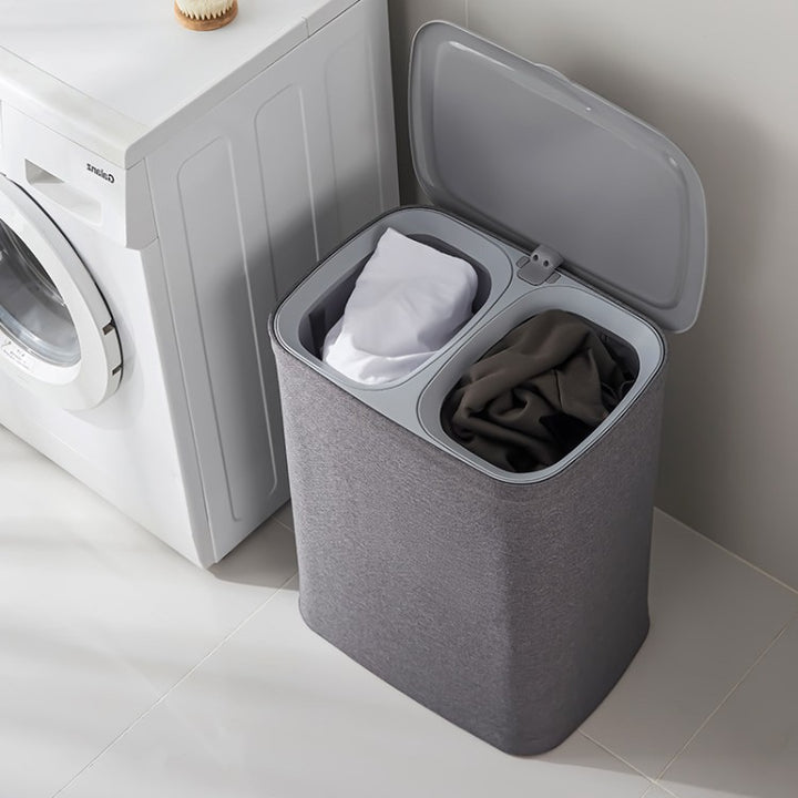 Practical laundry container with stylish lid Kalsten