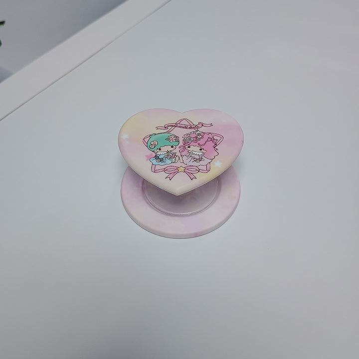 Heart-Shaped Character Phone Grip Kalsten