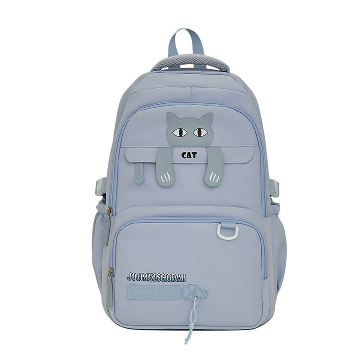 Playful Cat-Themed School Backpack Kalsten
