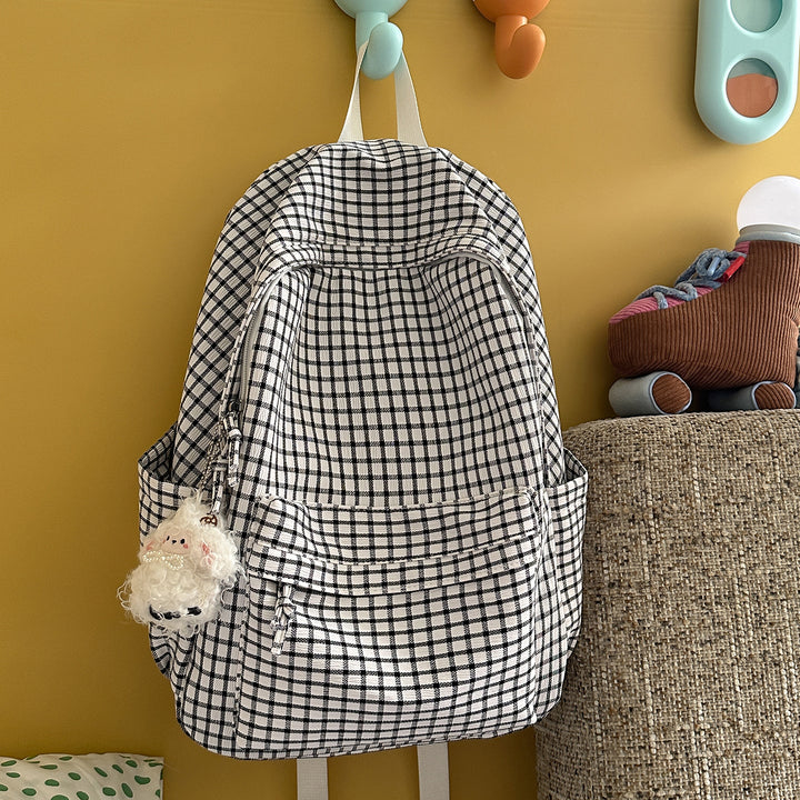 Textured Patterned Casual Backpack Kalsten