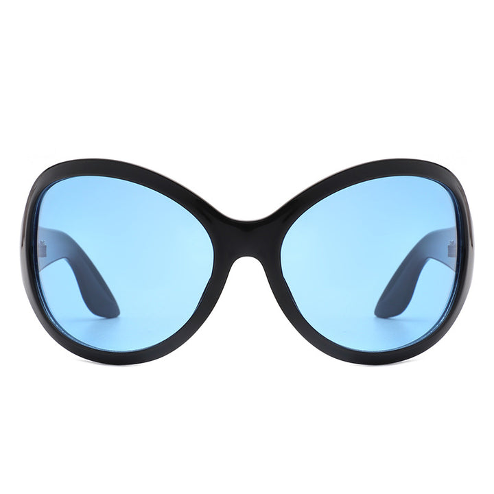 Ladies sunglasses in a stylish butterfly design with UV protection and wide frame Kalsten