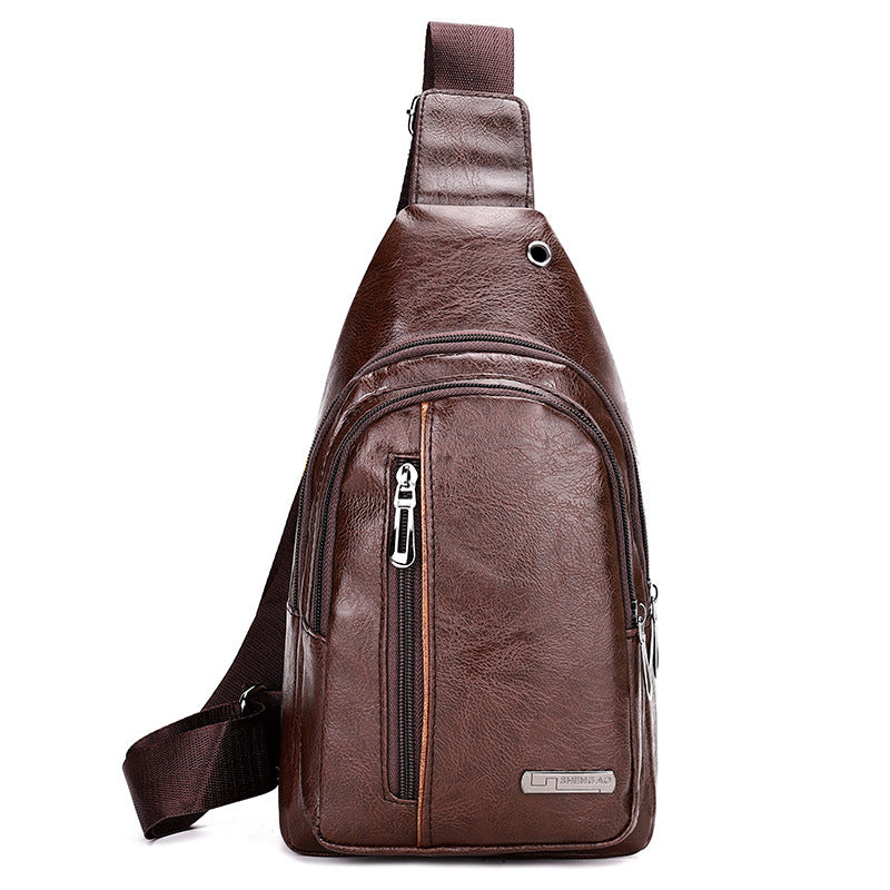Fashionable Leather Sling Bag