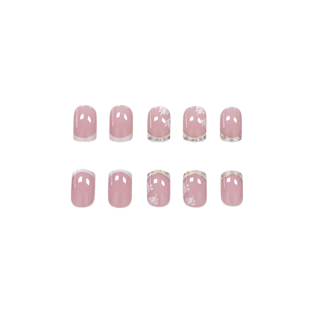 Elegant Floral Acrylic Nail Enhancements Kalsten 1789915777