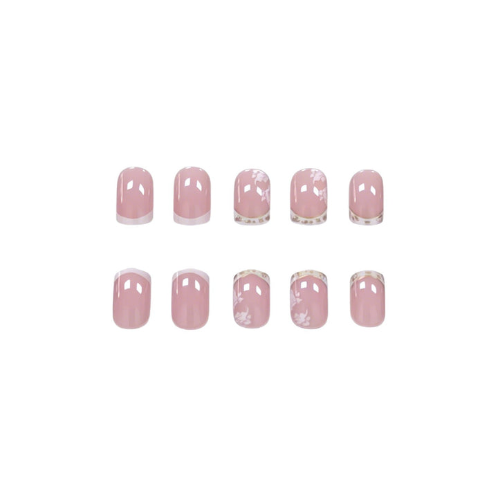 Elegant Floral Acrylic Nail Enhancements Kalsten 1789915777