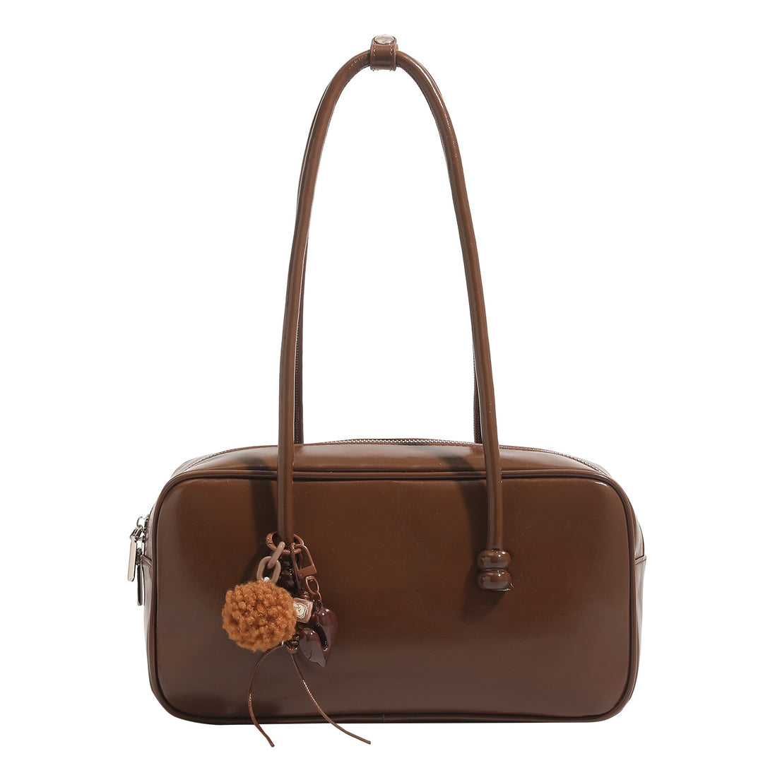 Chic Glossy Handheld Tote Bag