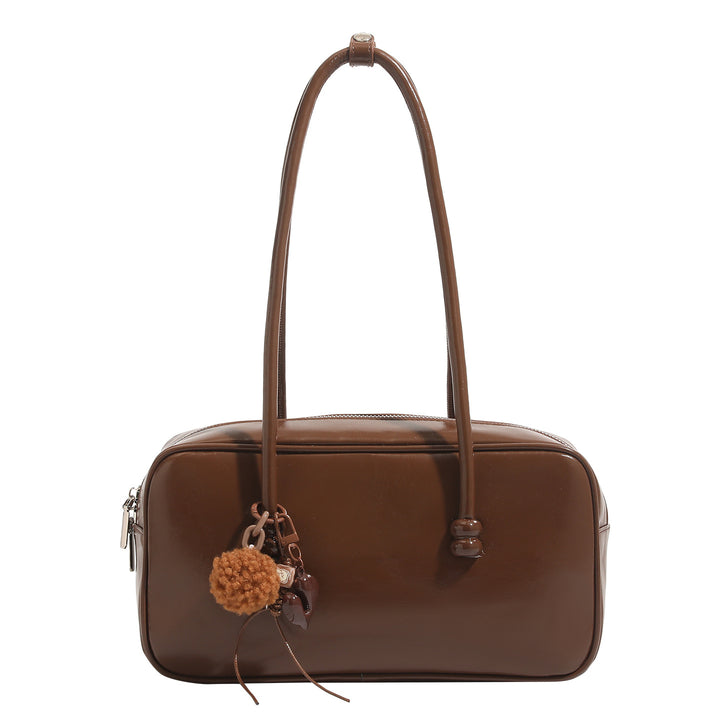 Chic Glossy Handheld Tote Bag