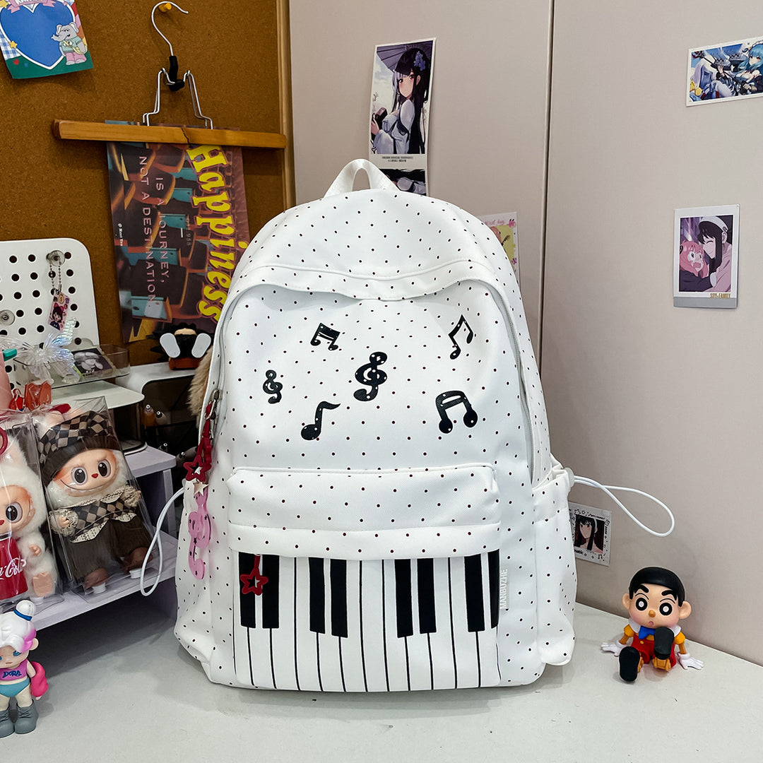 Musical-Themed Graphic Backpack Kalsten