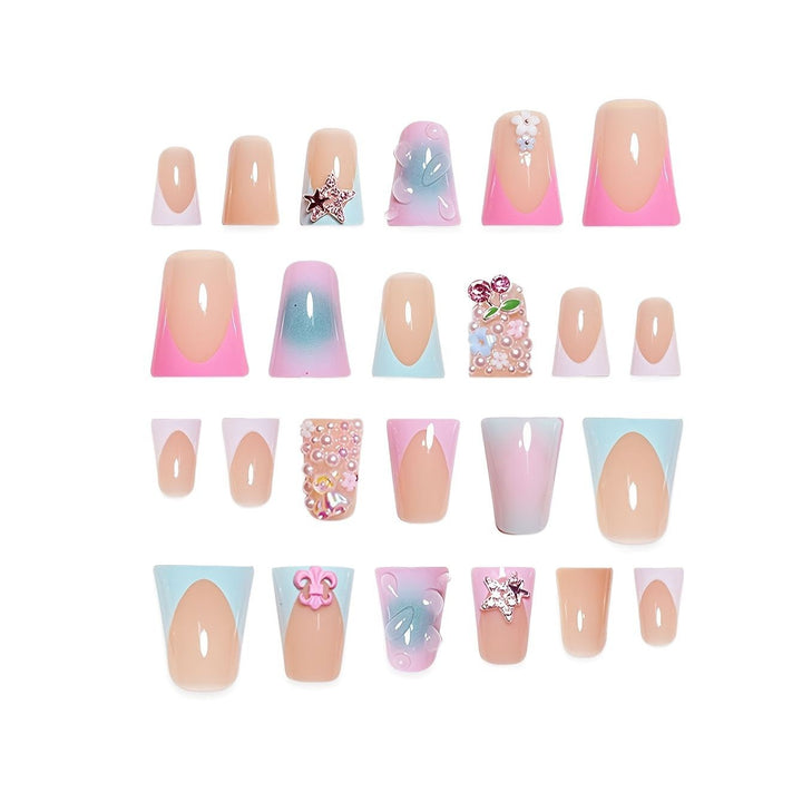 Decorative Artistic Press-On Nail Set Kalsten