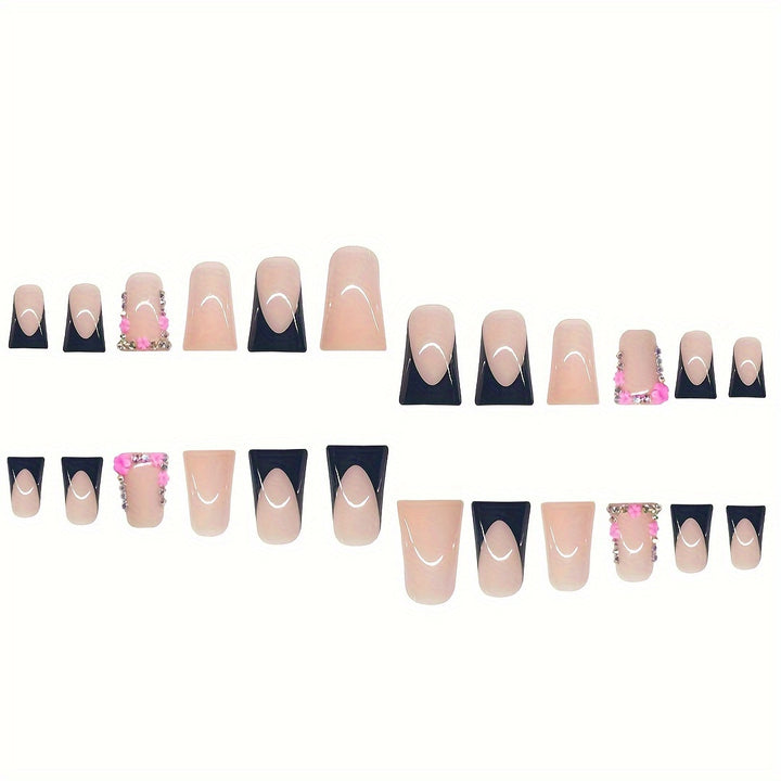 Luxury Floral Decorative Press-On Nails Kalsten