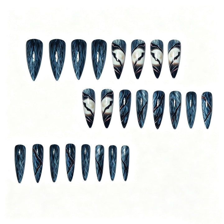 Artistic Stiletto Nail Art Kalsten