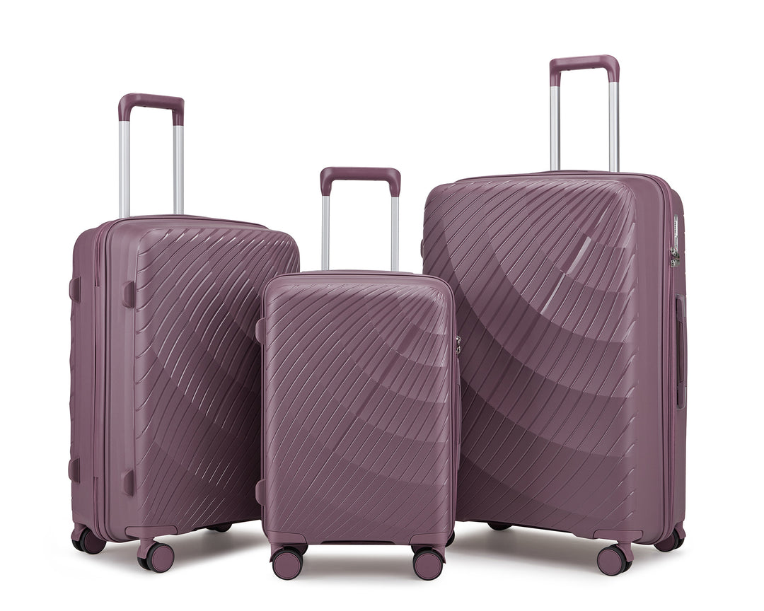 Unisex Premium Textured Hard Shell Luggage Set Kalsten
