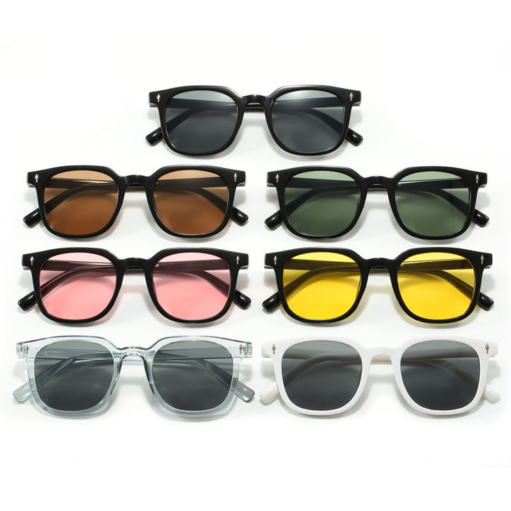 Women's fashionable square sunglasses with durable plastic frame Kalsten