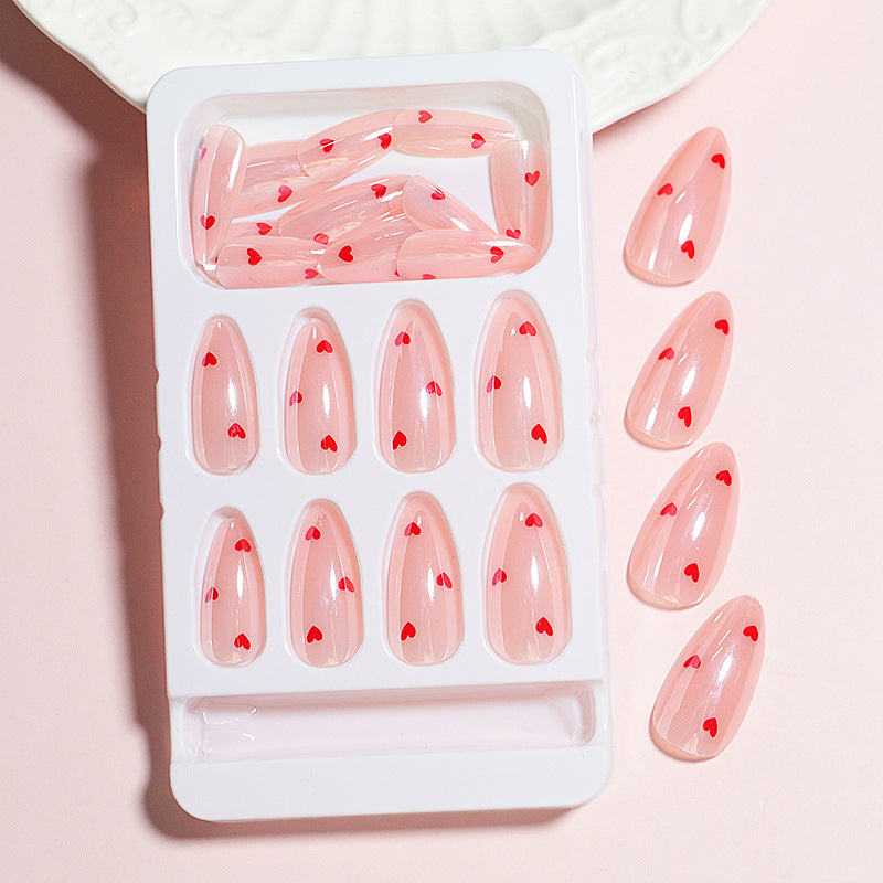 Heart-Design Press-On Nails Kalsten