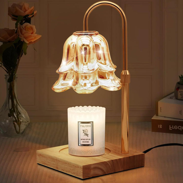 Vintage-Inspired Glass Table Lamp