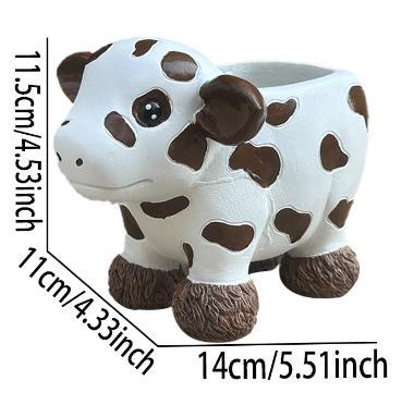 Flower pot in the shape of a cow Kalsten