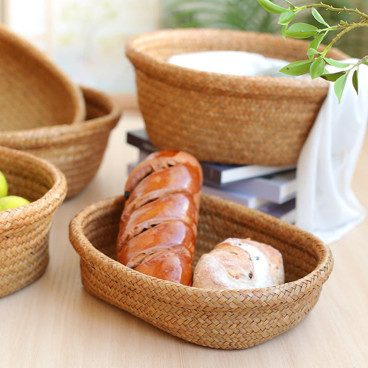 Natural Woven Serving Basket Kalsten