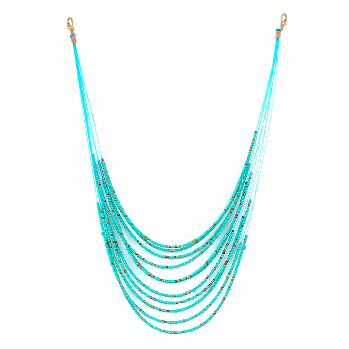 Multi-Strand Beaded Necklace Kalsten