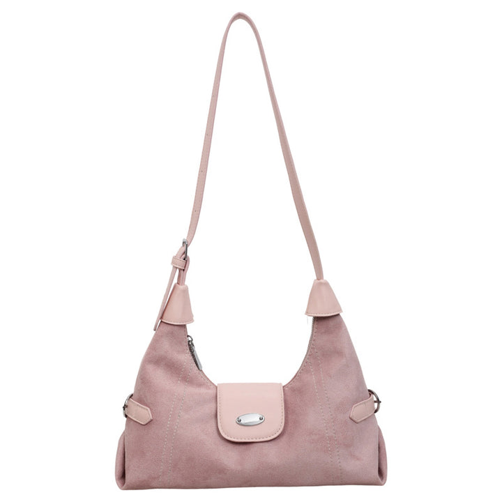 Stylish Suede Shoulder Bag Kalsten