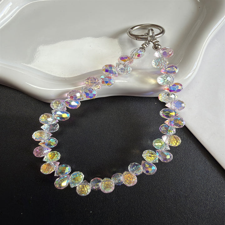 Sparkling Crystal Beaded Keychain Kalsten