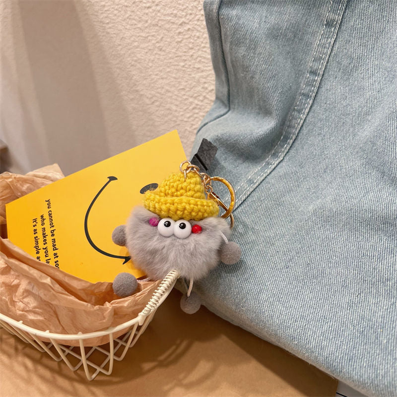 Playful Fuzzy Character Keychain Kalsten