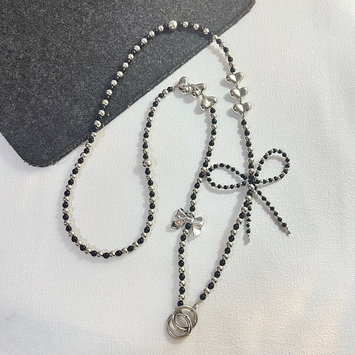 Elegant Mixed Material Necklace Kalsten