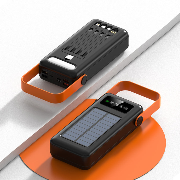 Solar power bank with versatile connection options and intelligent charging technology Kalsten