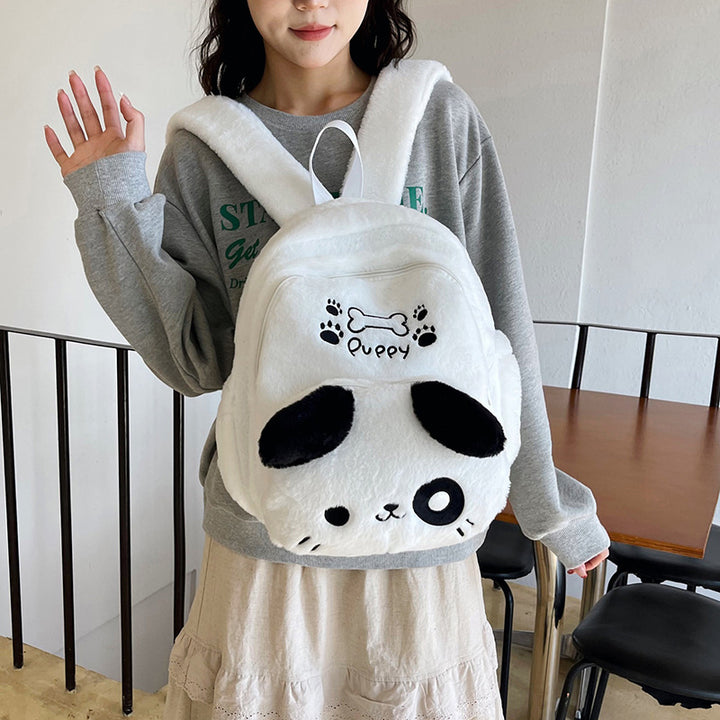 Plush backpack with dog design Kalsten