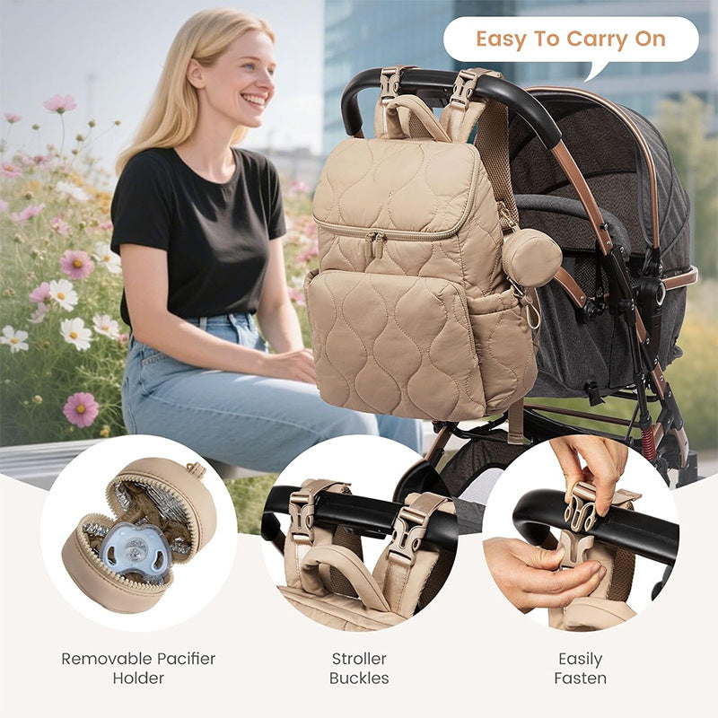Quilted Multi-Purpose Backpack Kalsten