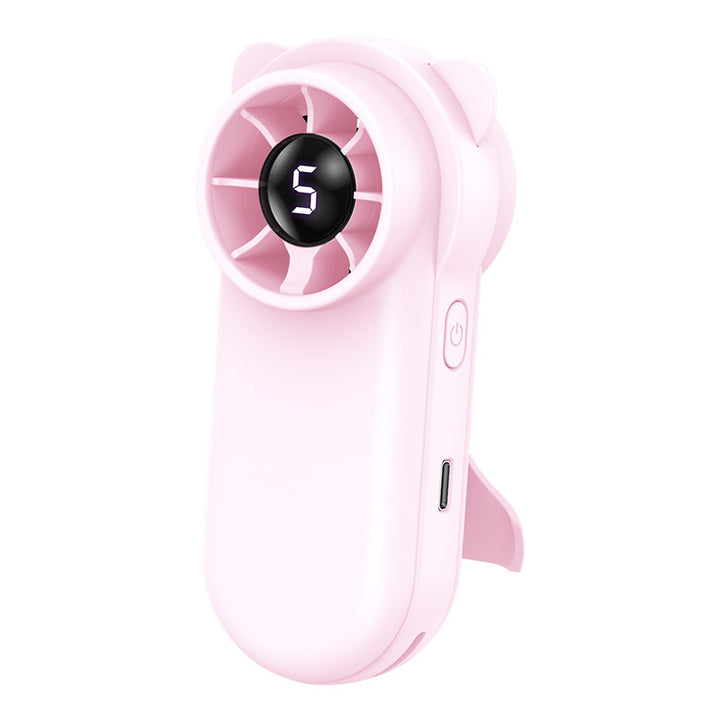 Unisex Portable Mini Fan with LED Display Kalsten