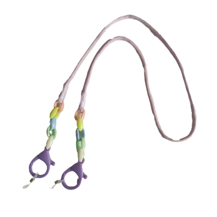 Glasses holder chain with Colorful beads and sturdy clips Kalsten