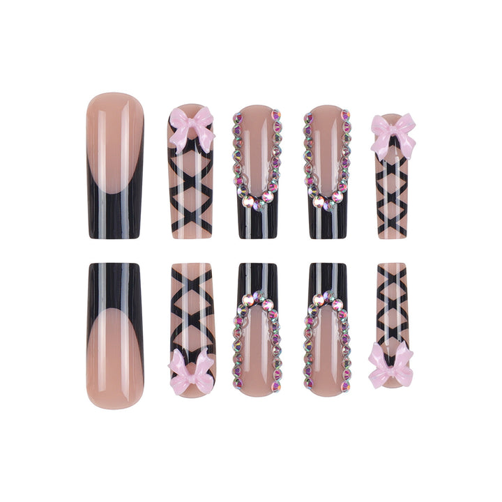 Decorative Stiletto Press-On Nail Set Kalsten