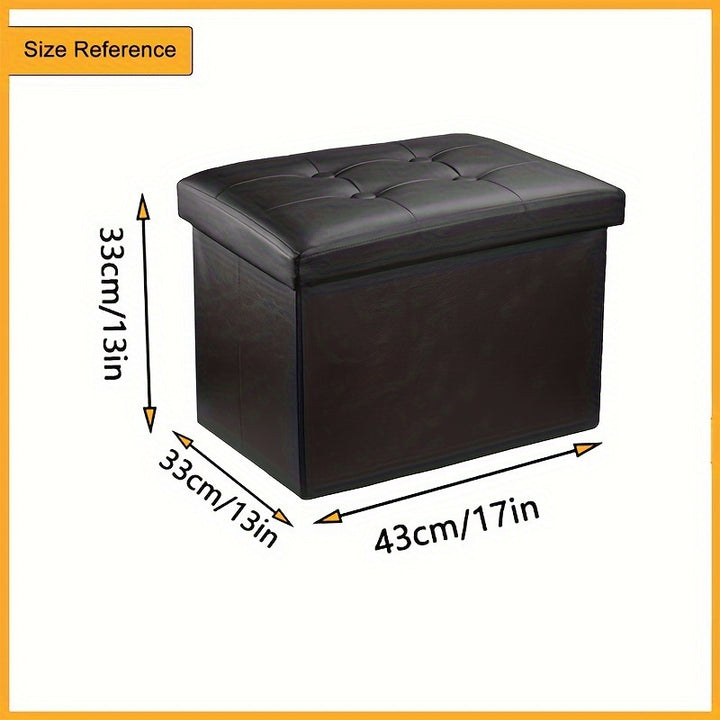Multifunctional Leather Storage Ottoman Kalsten