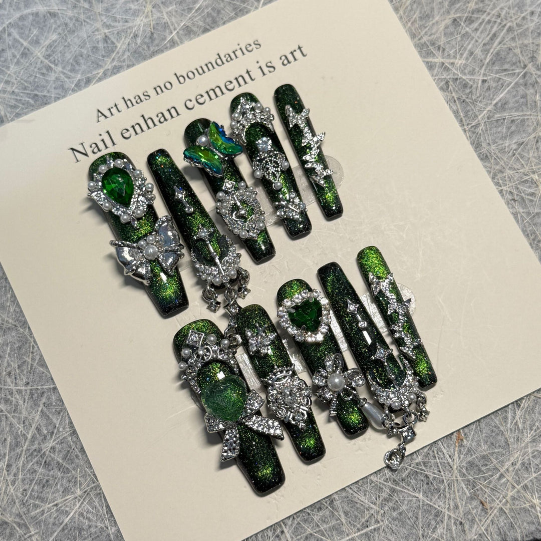 Decorative Press-On Nail Art Set