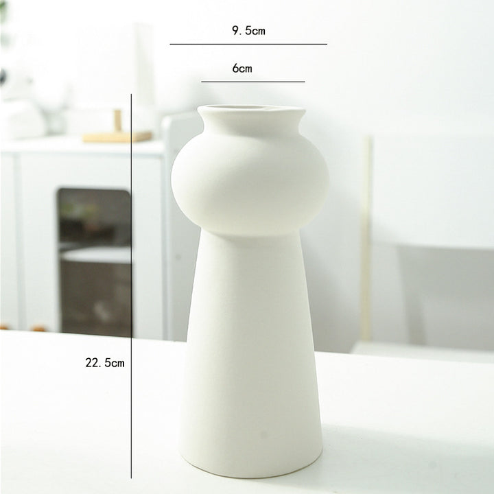 Artistic Geometric Ceramic Vase Kalsten