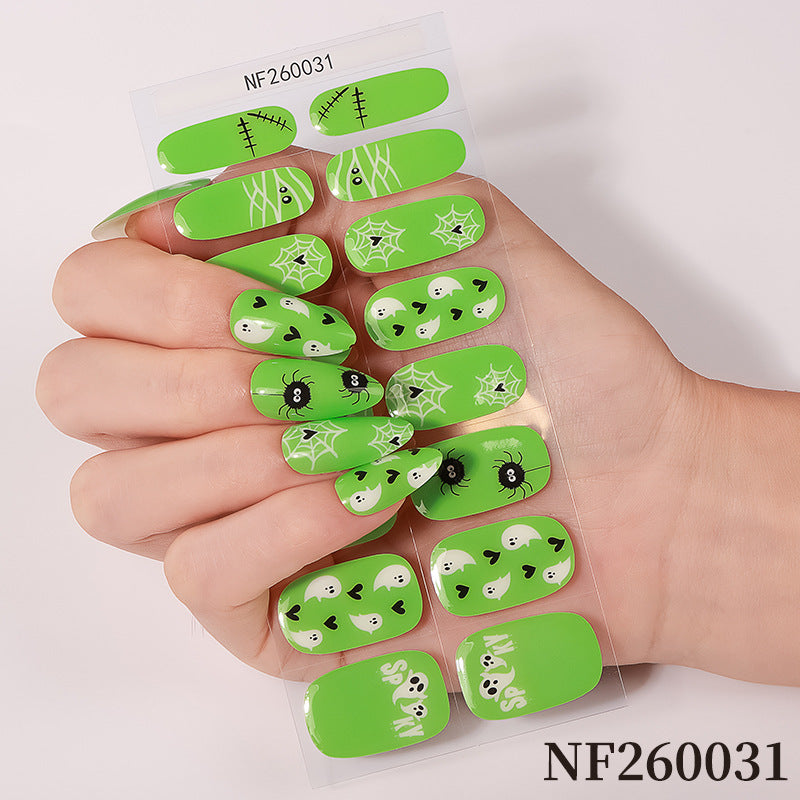 Halloween-Inspired Nail Art Wraps