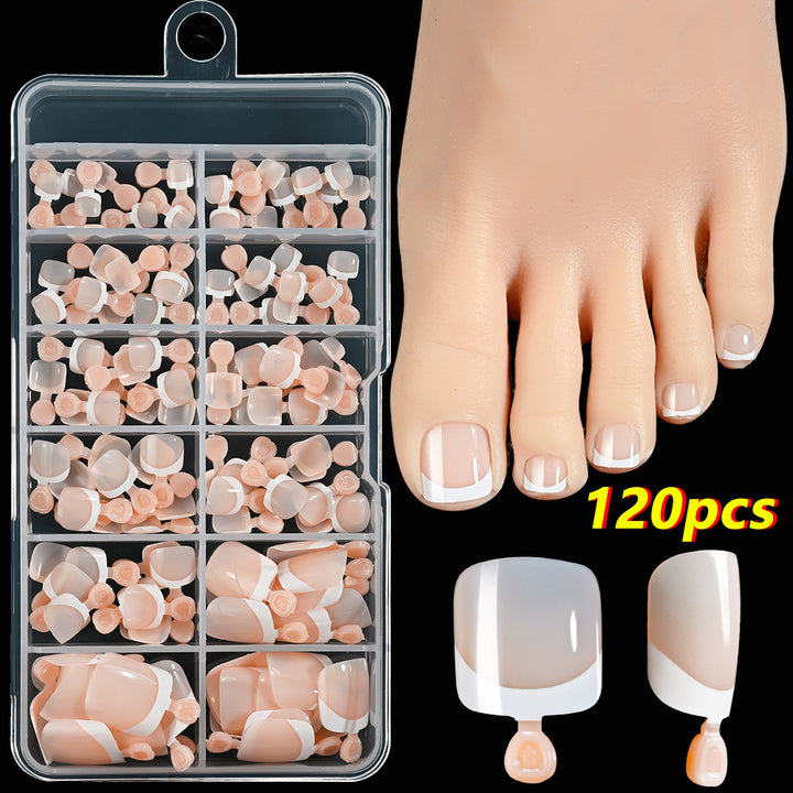 French Tip Press-On Nail Set
