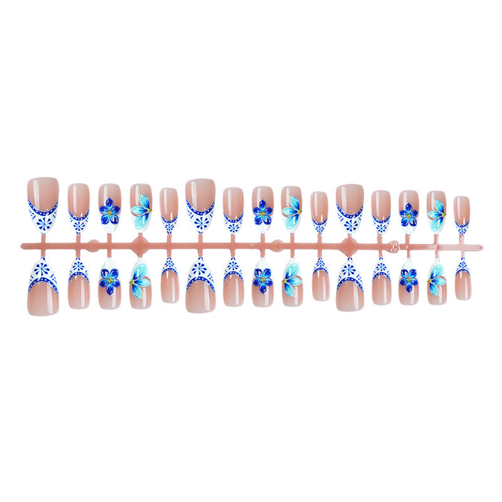 Decorative Floral Press-On Nail Art Set Kalsten 1790636675
