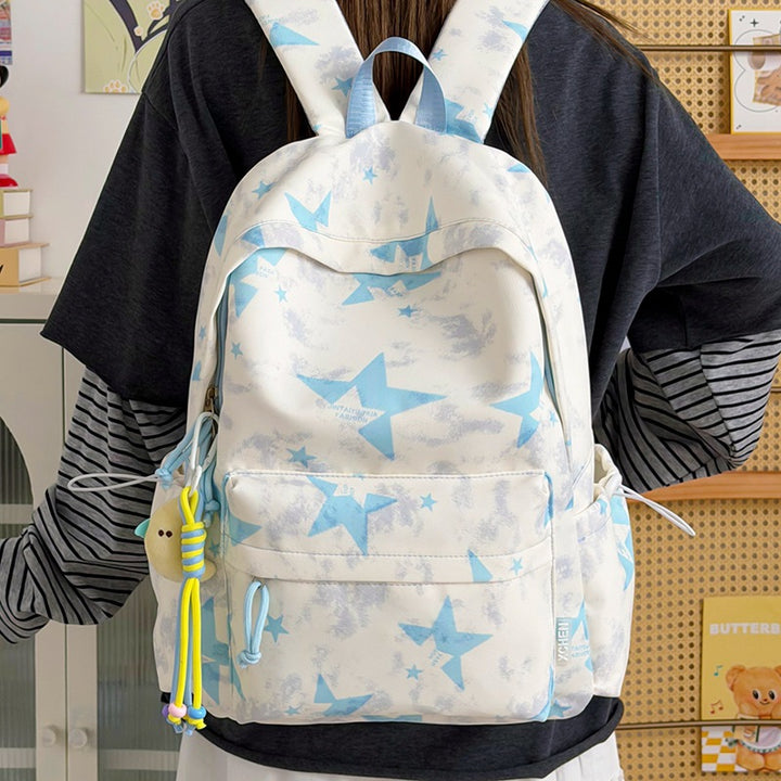 Trendy Star-Printed Backpack Kalsten