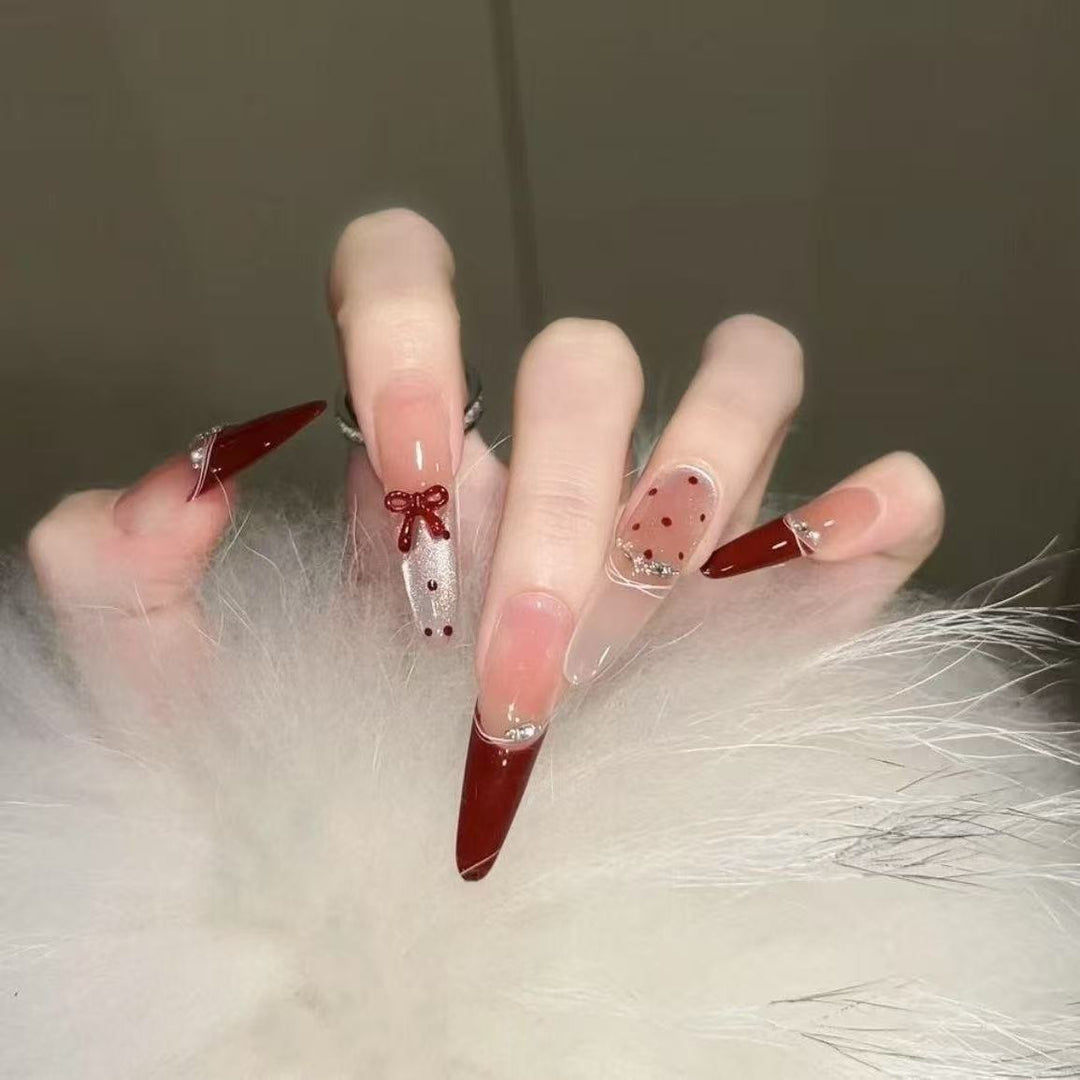 Glamorous Stiletto Nail Art Extensions