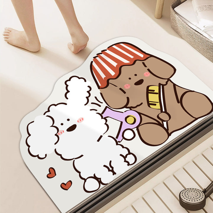 Cute Cartoon-Themed Indoor Area Mat