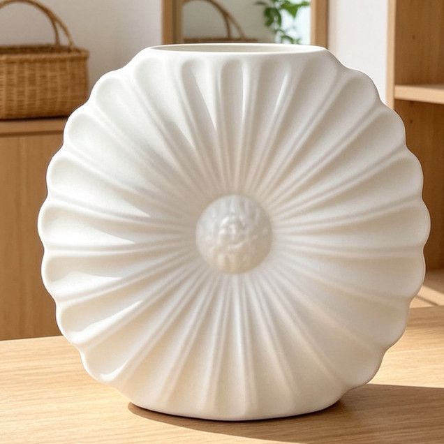 Artistic Fluted Decorative Planter Kalsten