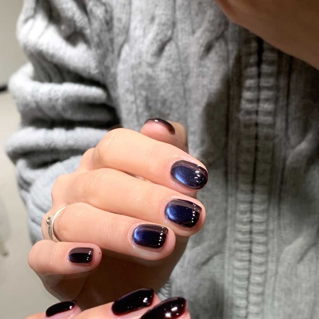 Magnetic Ombre Nail Art